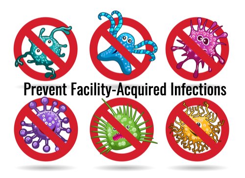 Prevent facility-acquired infections