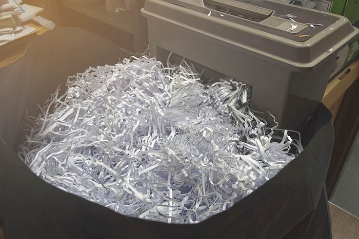 One Time Shredding Service