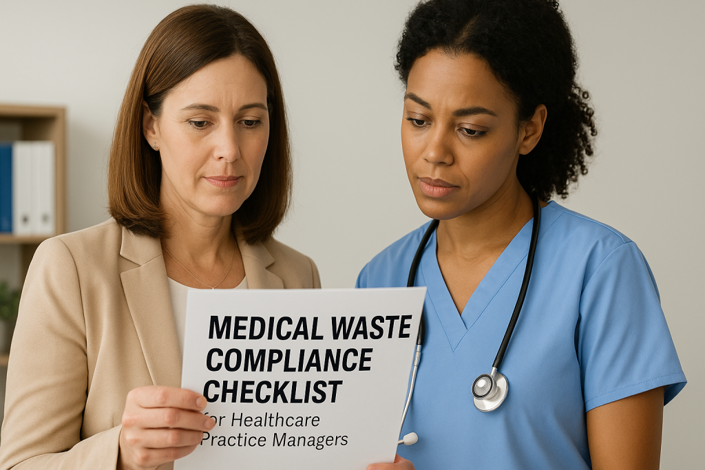 Medical waste management checklist